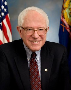 Independent Vermont Senator Bernie Sanders in his congressional portrait.