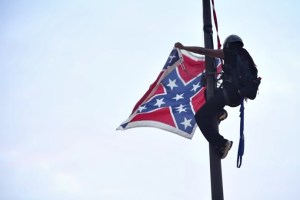 Bree Newsome commits one of the most iconic acts of defiance, patriotism and civil disobedience in decades.